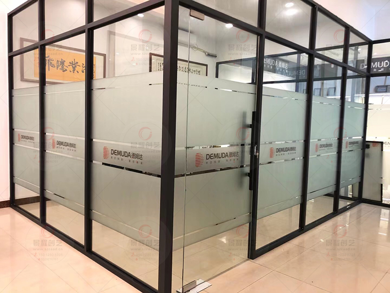 深圳公司办公室玻璃贴膜